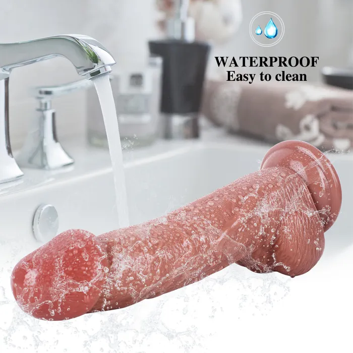 MD 984 Super Realistic Thick Dildo Brown MD Female Sex Toys