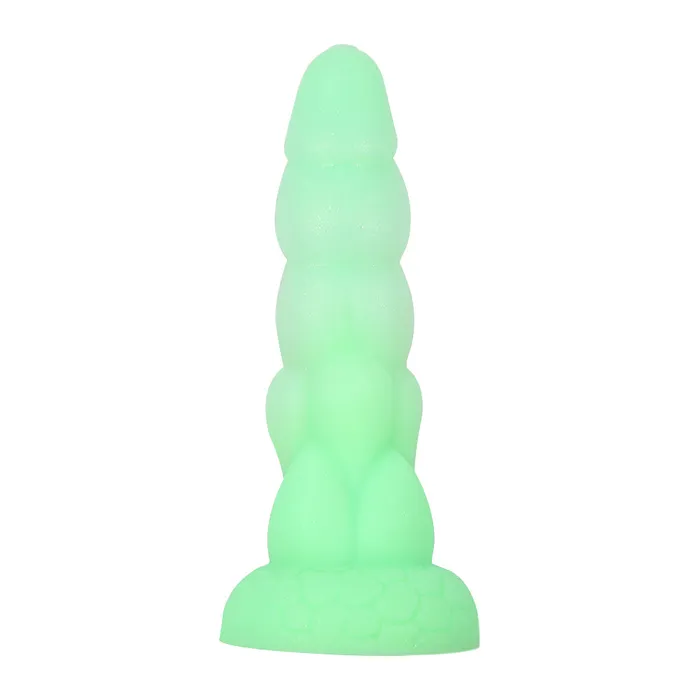 MD Male Sex Toys MD Alien Silicone Fantasy Dildo Anal Plug Luminous Prison Dragon