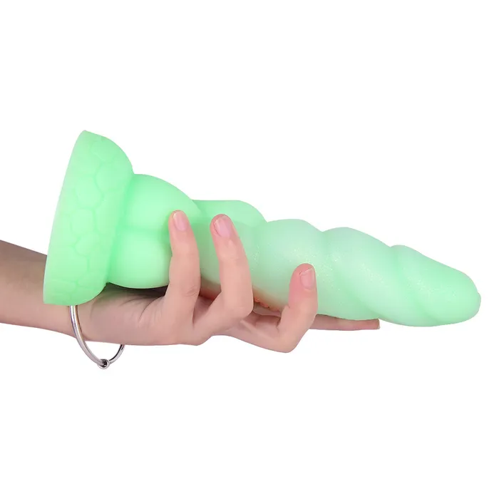 MD Male Sex Toys MD Alien Silicone Fantasy Dildo Anal Plug Luminous Prison Dragon