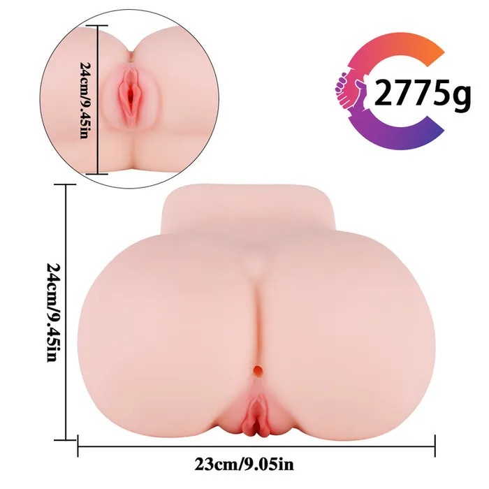 MD Male Sex Toys MD Booty Silicone Pussy Anal Male Masturbator Sex Doll Large