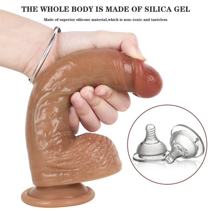 MD MD 827 Silicone Super Realistic Dildo Female Sex Toys