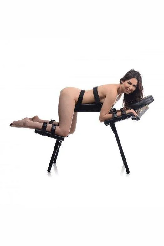 Obedience Extreme Sex Bench with Restraint Straps Sex On the Go Male Sex Toys