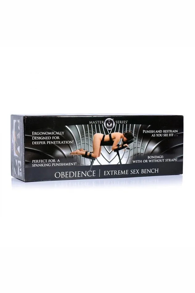 Obedience Extreme Sex Bench with Restraint Straps Sex On the Go Male Sex Toys