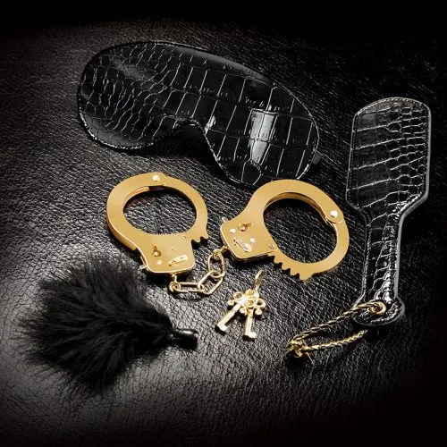 Pipedream Couples Fetish Fantasy Gold Beginners Fantasy 4 Piece Kit