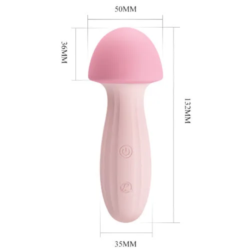 Pretty Love Mushroom Rechargeable Wand Vibrator 13cm Pretty Love Vibrators