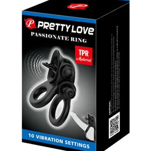 Pretty Love Passionate Vibrating penis ring ONE SIZE Pretty Love Male Sex Toys