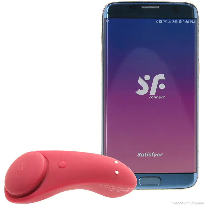 Satisfyer Sexy Secret Panty Vibe in Merlot sextoysvancouver Vibrators