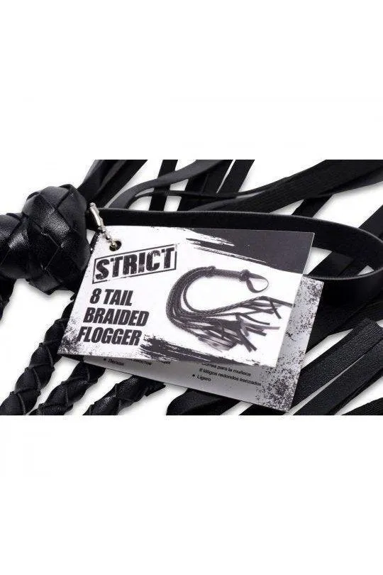 Sex On the Go 8 Tail Braided Flogger Anal