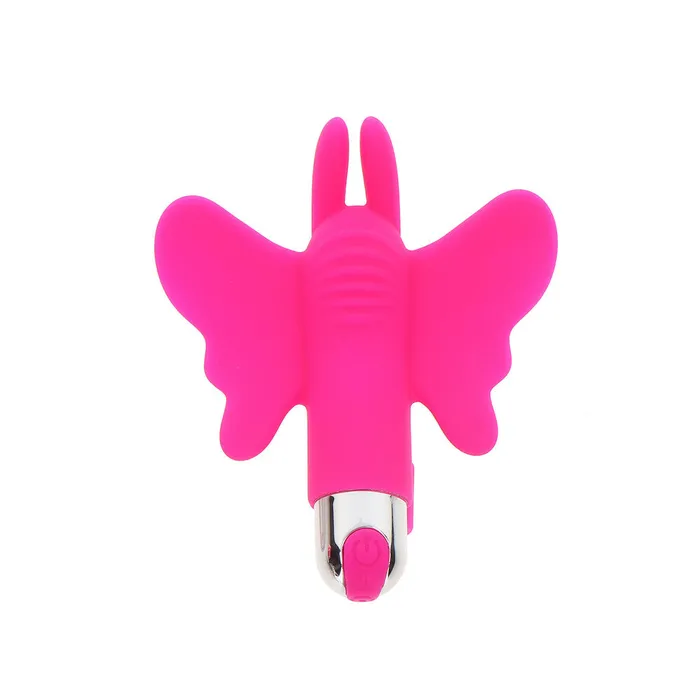 Toy Joy Sex Toys ToyJoy Butterfly Pleaser Rechargeable Finger Vibe Vibrators