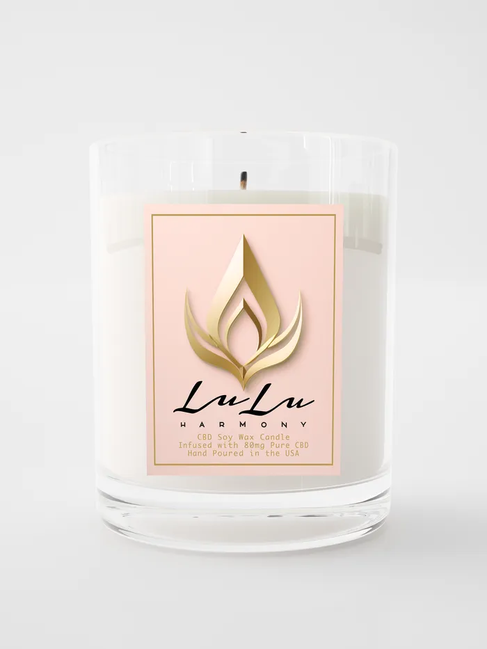 Vibrators LULU HARMONY CBD Soy Wax Candle Indigo Blue LuLu