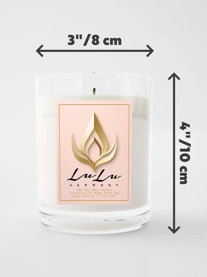 Vibrators LULU HARMONY CBD Soy Wax Candle Indigo Blue LuLu