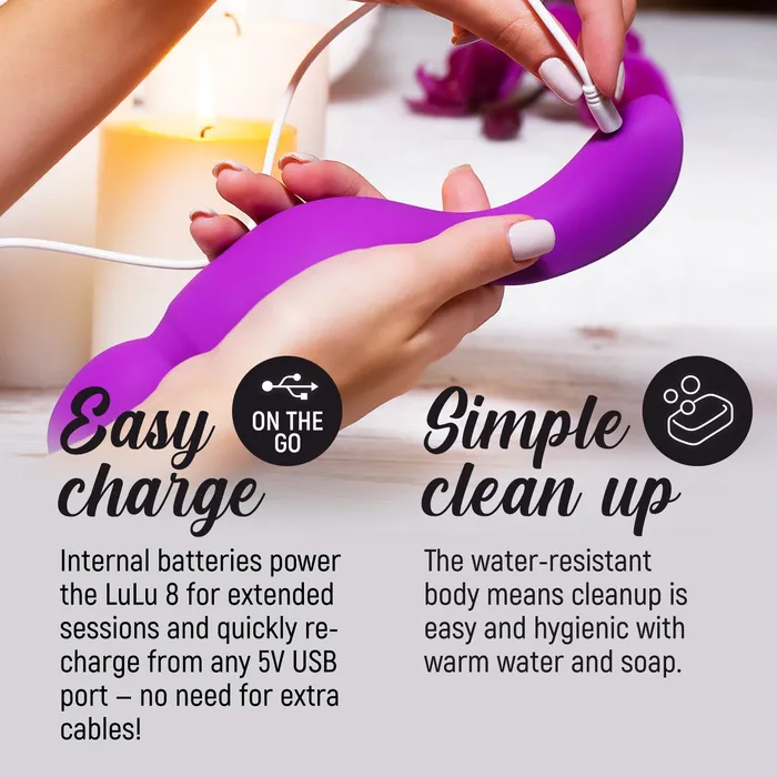 Vibrators LuLu Harmony Wave Wand Massage for Total Relaxation PURPLE