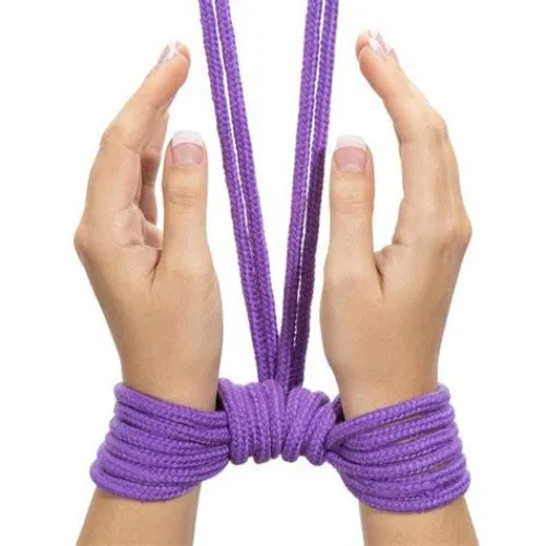 Vibrators Naughty Toys BDSM Cotton Bondage Rope 20 Meters PURPLE