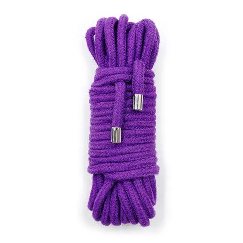 Vibrators Naughty Toys BDSM Cotton Bondage Rope 20 Meters PURPLE