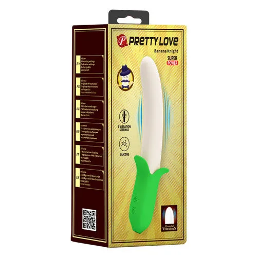 Vibrators Pretty Love Pretty love Banana Knignt silicone rabbit vibrator