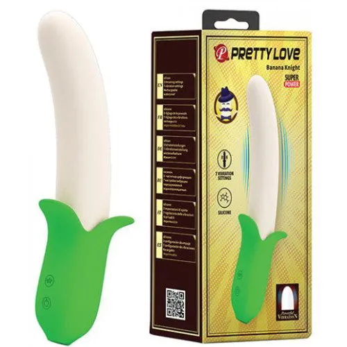 Vibrators Pretty Love Pretty love Banana Knignt silicone rabbit vibrator