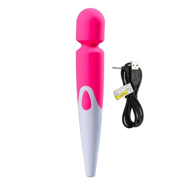 Vibrators Various Toy Brands iWand 10 Speed Waterproof Rechargeable Wand Pink