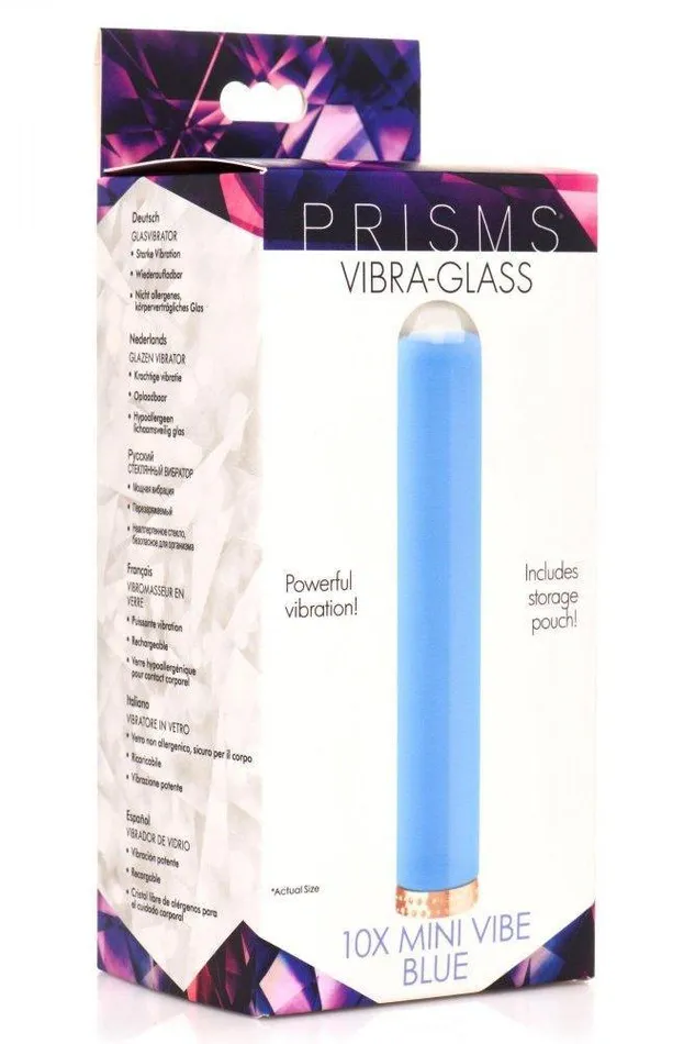 Vibrators VibraGlass 10X Mini Vibe Lilac Sex On the Go